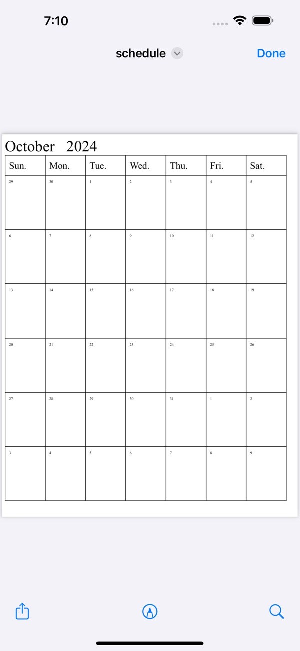 PrintingCalendar 3